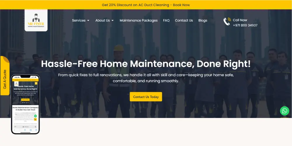 Mr Fixer Home Maintenance
