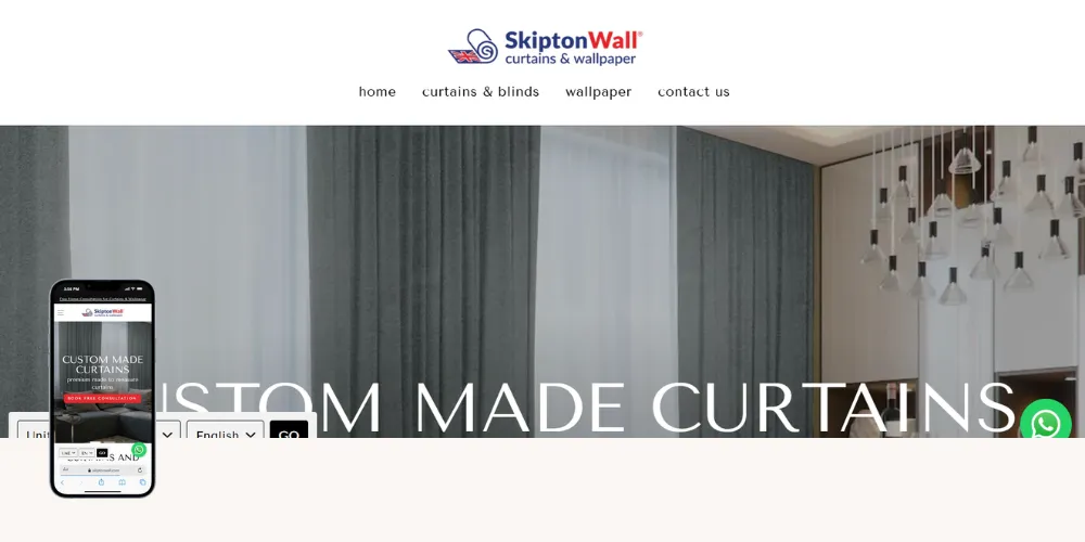 SkiptonWall Curtains & Wallpaper