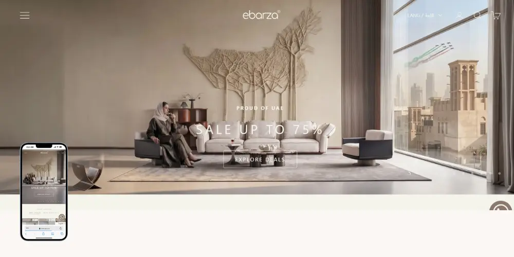 ebarza Furniture & Interiors Abu Dhabi