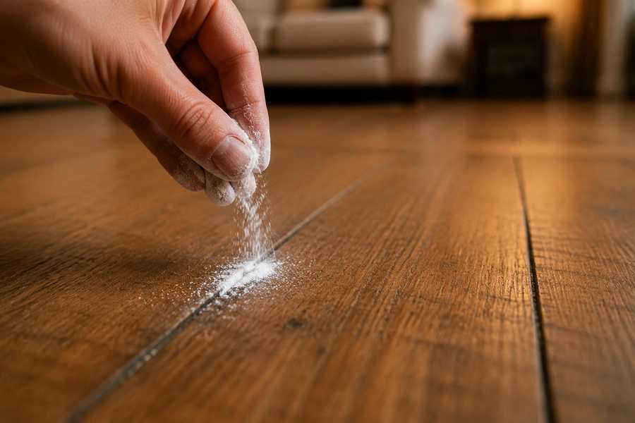 1. Sprinkle in Graphite or Talcum Powder