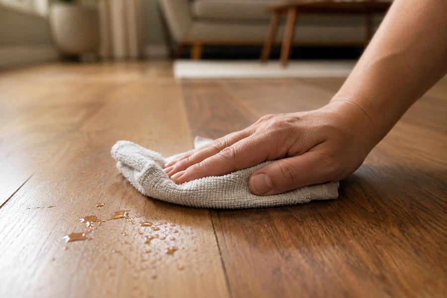 2. Clean Up Spills Right Away