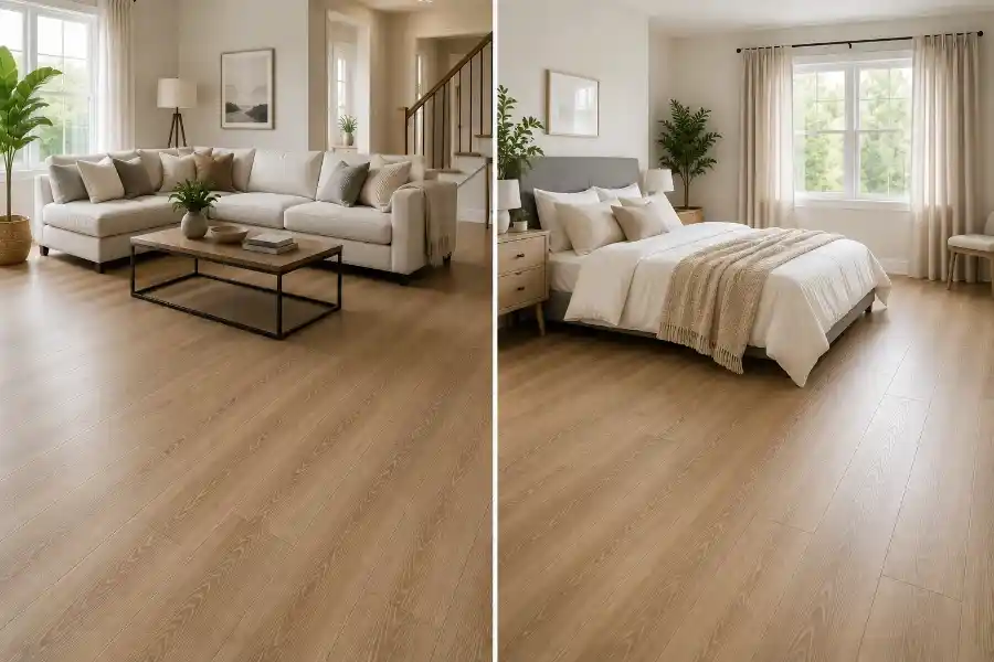 2. Living rooms & bedrooms