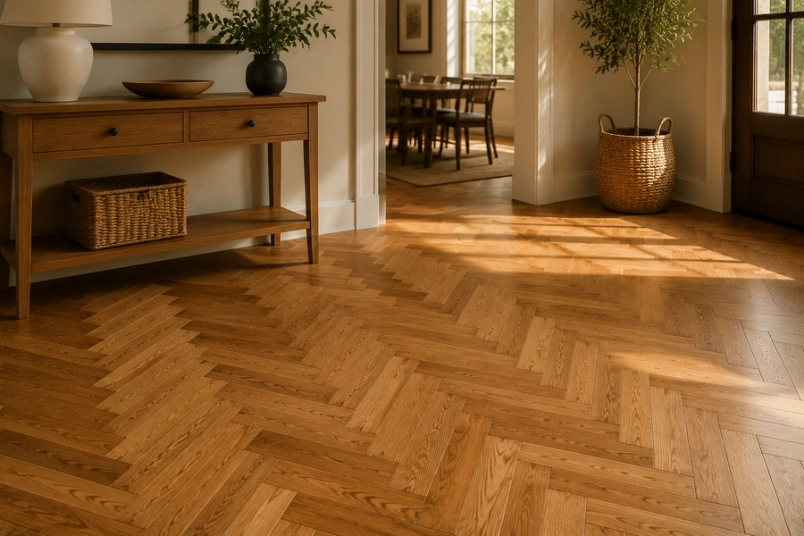 3. Parquet Flooring Trends Herringbone, Chevron & Versailles Patterns