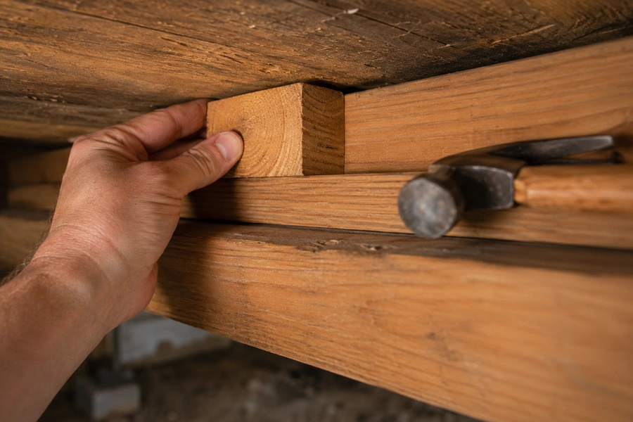 7. Brace Loose Joists With Blocking