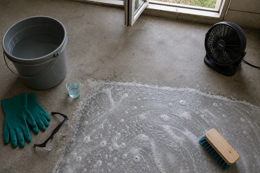 Deep cleaning, step by step