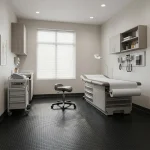 Elegant-black Coin Pattern Rubber Flooring