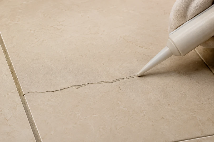 Flexible Filler for Hairline Surface Cracks