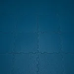 Flexo Interlocking Blue Rubber Tiles
