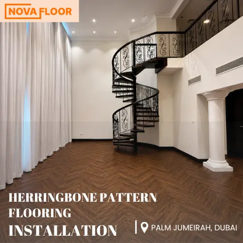 Herringbone Flooring Golden Mile 12, Palm Jumeirah, Dubai