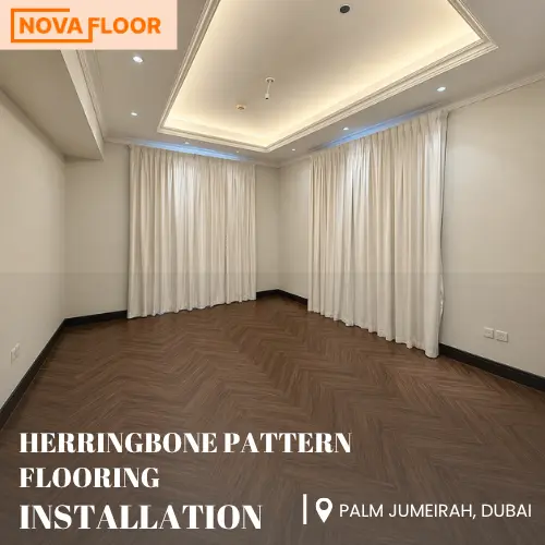 Herringbone pattern Flooring Golden Mile 12, Palm Jumeirah, Dubai