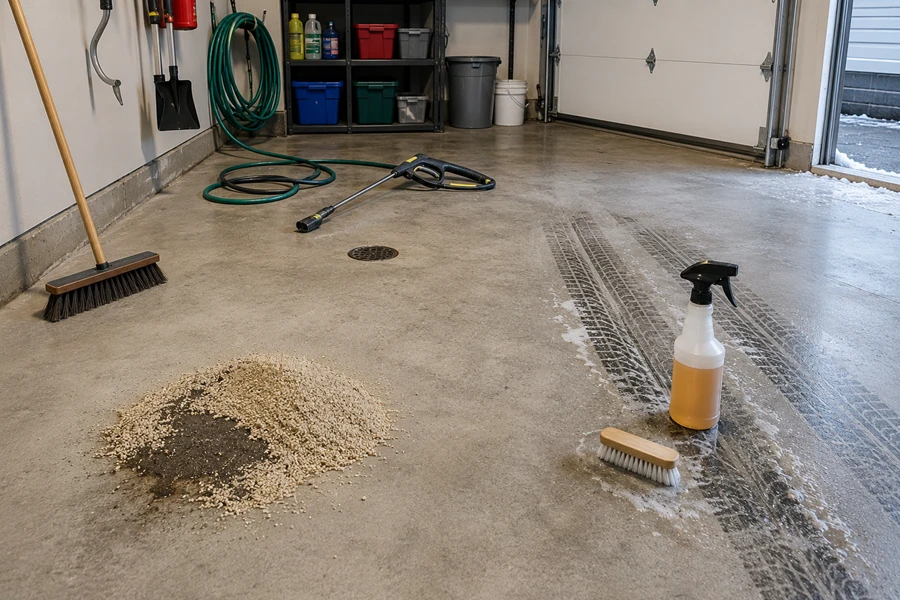 How Do You Clean a Garage Floor