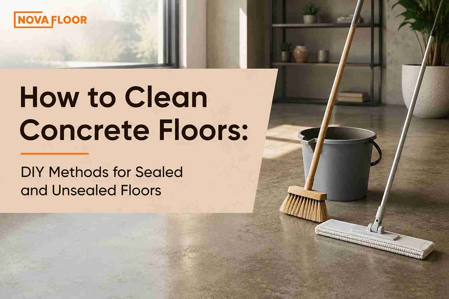 How to Clean Concrete Floors: DIY Methods for Sealed and Unsealed Floors