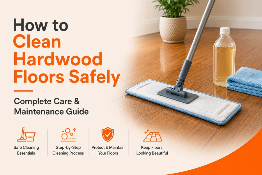 How to Clean Hardwood Floors Safely | Complete Care & Maintenance Guide