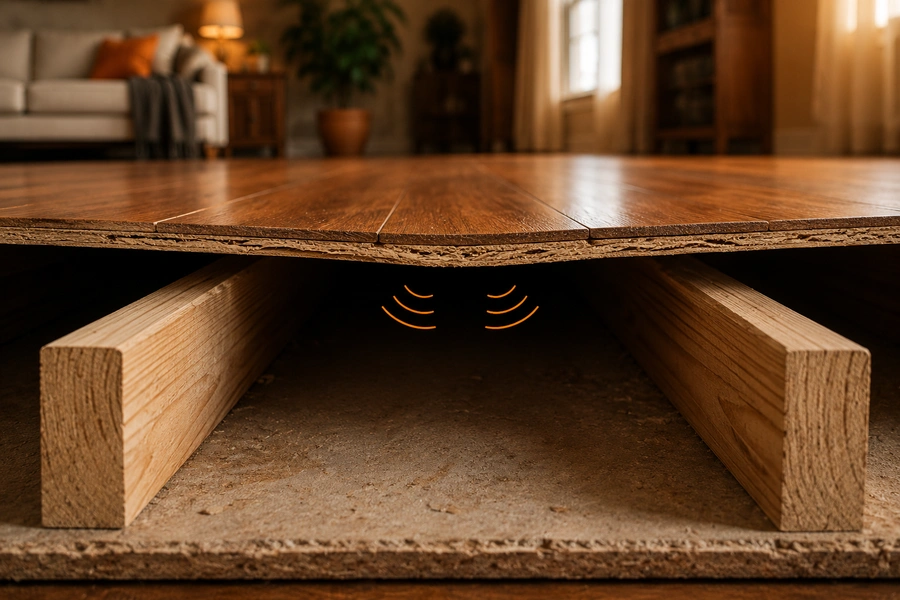 Joist Spacing That's Wider Than Ideal