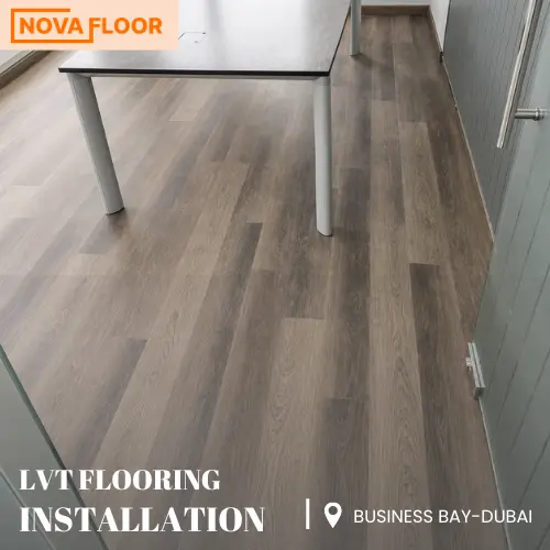 LVT Flooring Installation at Al Manara Tower, Business Bay-Dubai