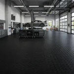 Performance-Lock Checkered Rubber Floor