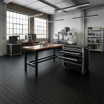 Performance-Lock Checkered Rubber Floor