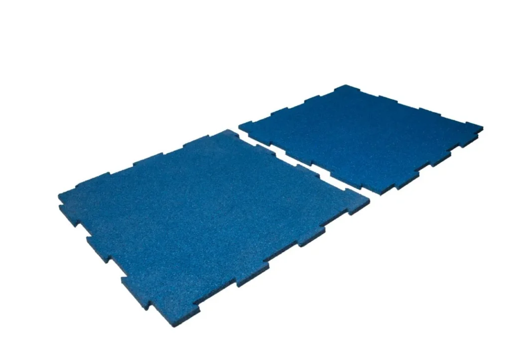 (Rubber Tile Lock Blue 20mm) ZS