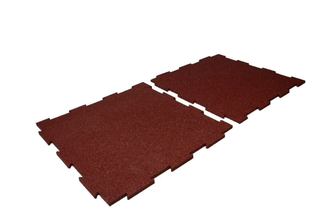 (Rubber Tile Lock Red 20mm) ZS