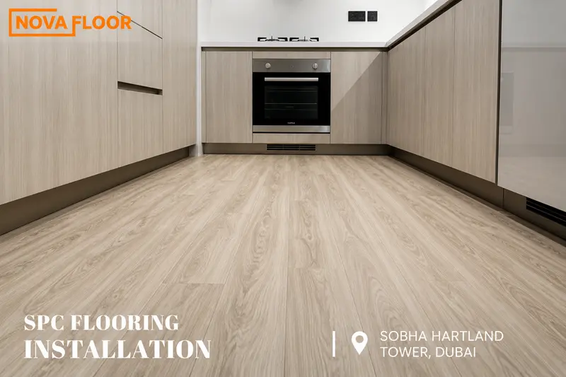 SPC Flooring Installation at Sobha Hartland Tower, Dubai