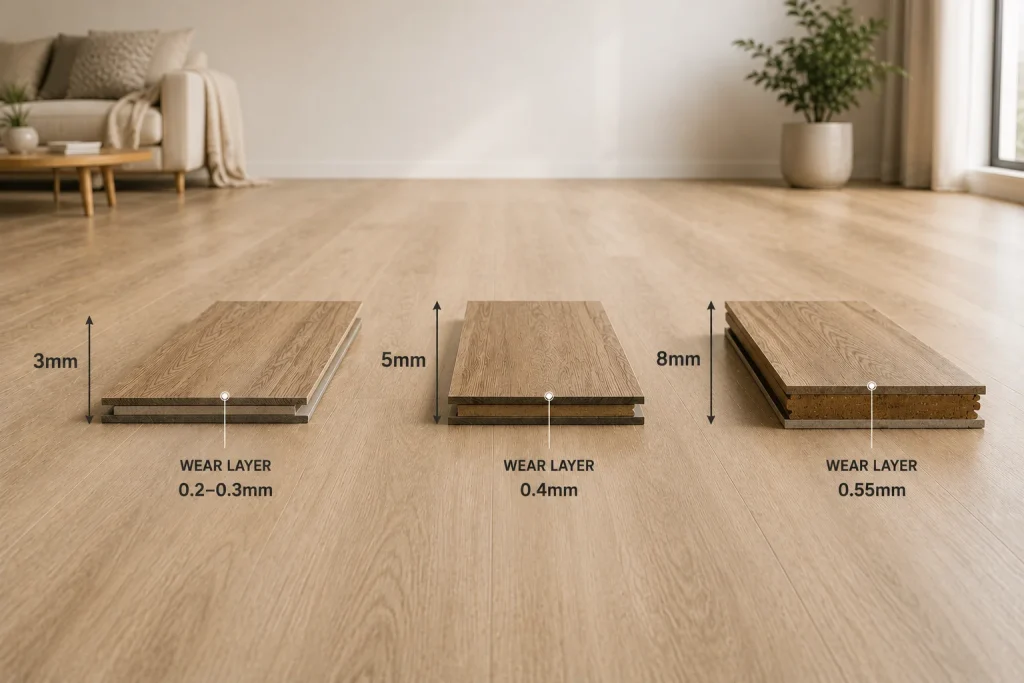 SPC Flooring Thickness