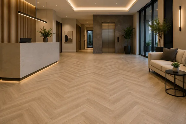 SPC Herringbone Flooring