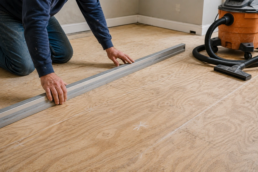 Step 2 Prepare the Subfloor