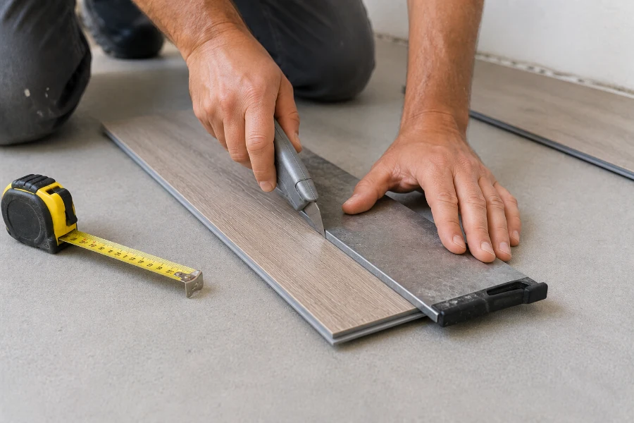 Step 4 Cut planks for edges