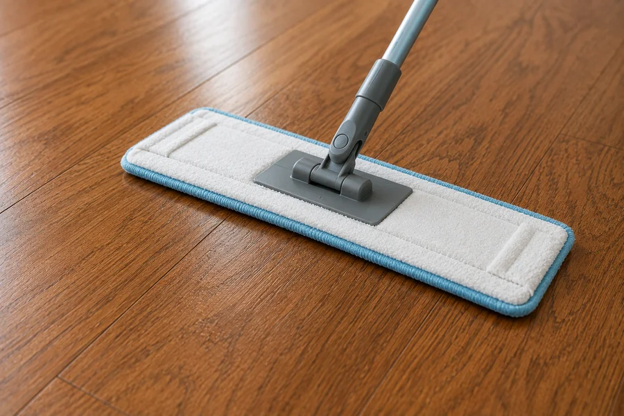 Step 4 - Damp Clean With Minimal Moisture