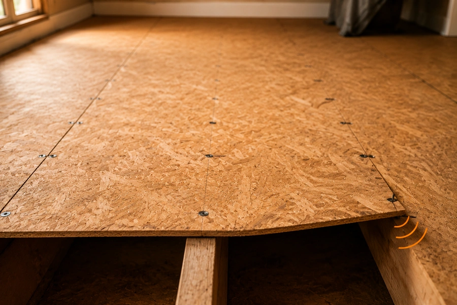 Subfloor Installed With Too Few Fasteners