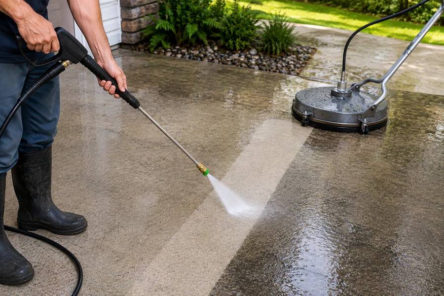 Using a pressure washer safely