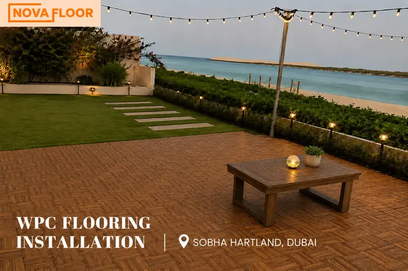 WPC Flooring Installation at Sobha Hartland, Dubai
