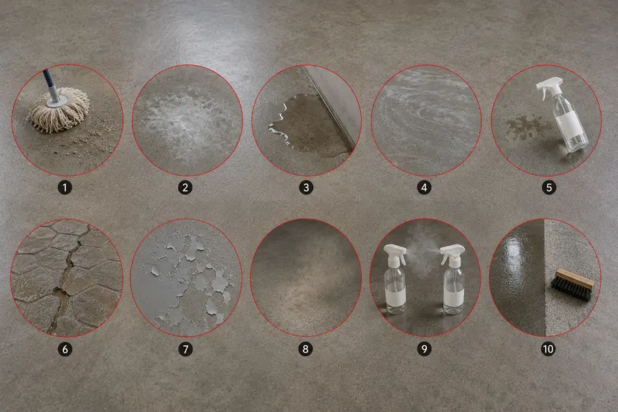 What Mistakes Damage Concrete Floors