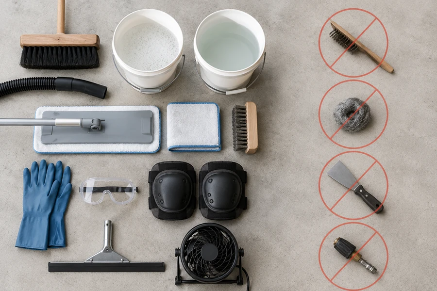 What Tools Do You Need to Clean Concrete Floors