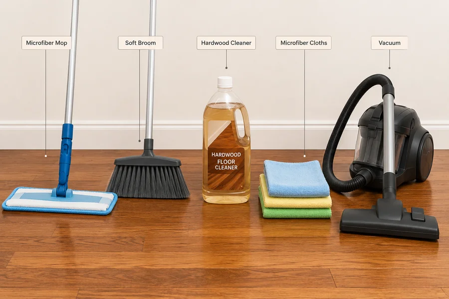 What You Need to Clean Hardwood Floors