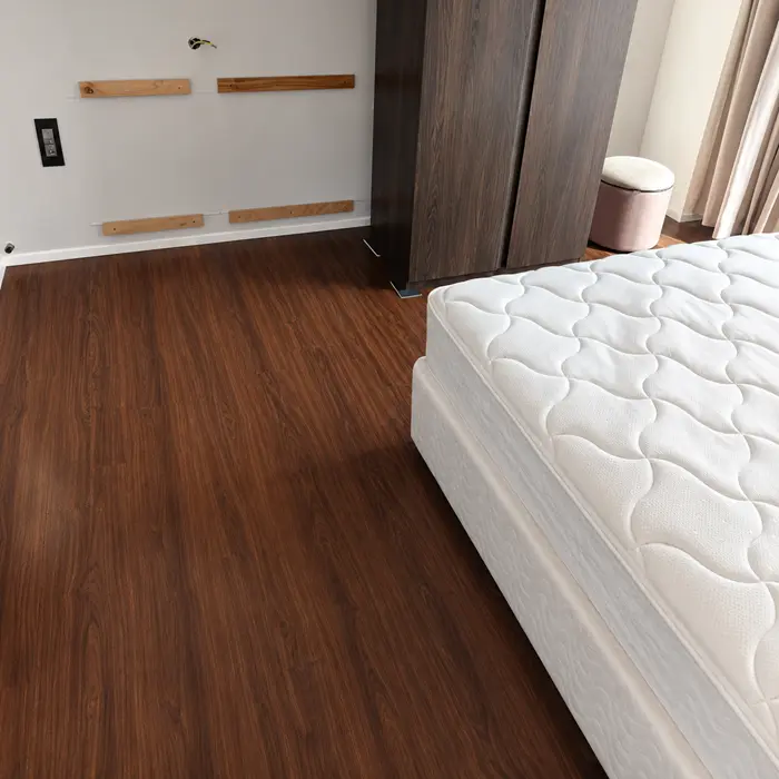 bedroom spc flooring installation in dubai