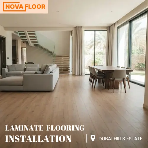 laminate flooring installation at UAE