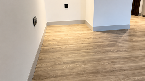spc flooring installation at Sobha Hartland Tower, Dubai