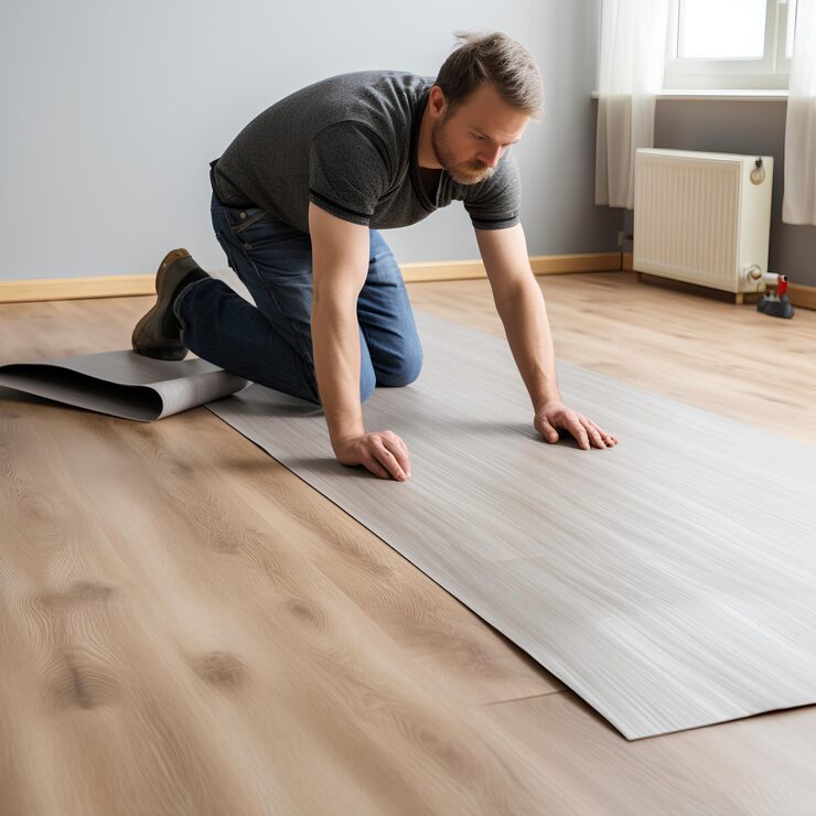 vinyl-flooring installation in dubai