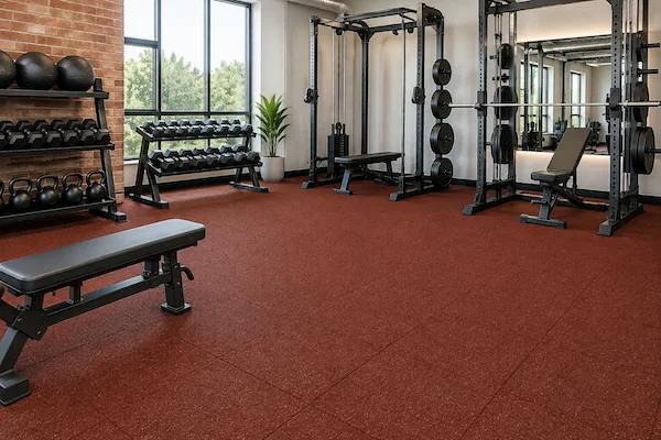 20mm Plain Rubber Tile