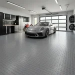 6mm Gray Commercial PVC Tiles