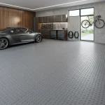 6mm Gray Commercial PVC Tiles