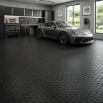 Anti-Slip PVC Dovetail Garage Mat