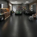 Anti-Slip PVC Dovetail Garage Mat