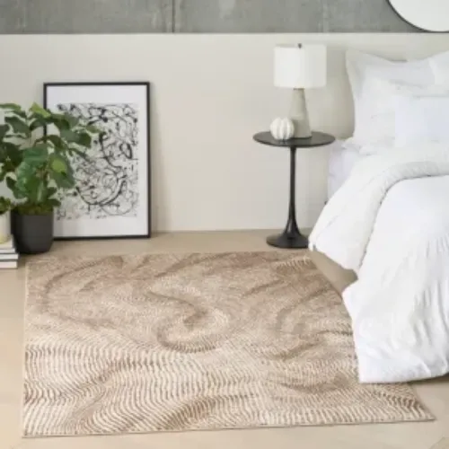 Beige-Brown bedroom carpet 2