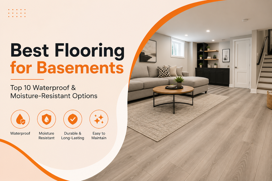 Best Flooring for Basements | Top 10 Waterproof & Moisture-Resistant Options