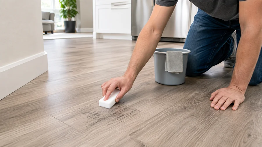Buff Out Scuffs with a Melamine Sponge