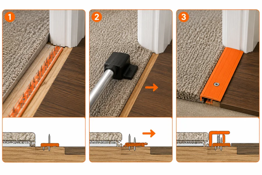 Carpet to Hard Floor