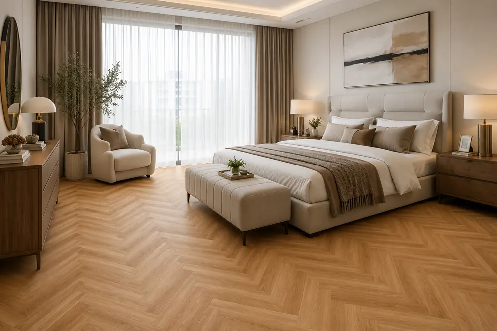Chevron Flooring Supply & Installation in Dubai - novafloor