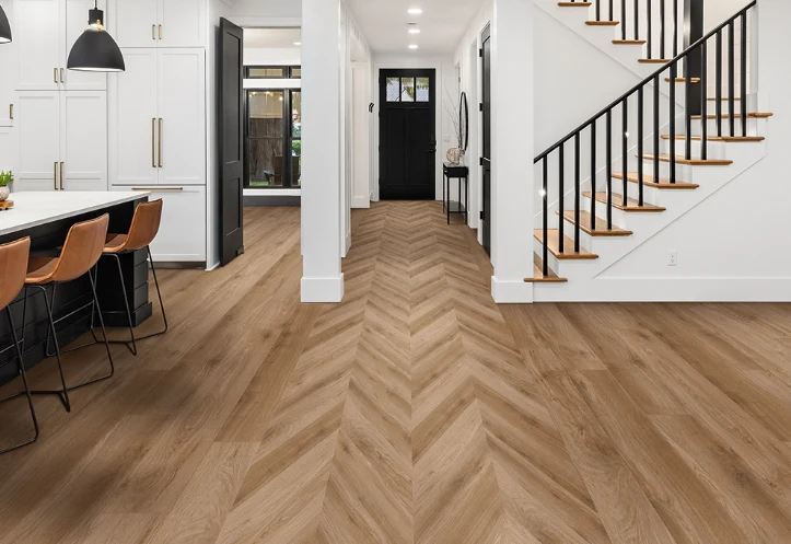 Chevron LVT Flooring
